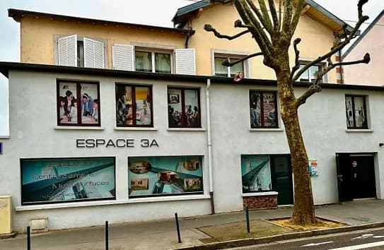 La façade du cabinet, Espace 3A, 33 bis rue de Laxou